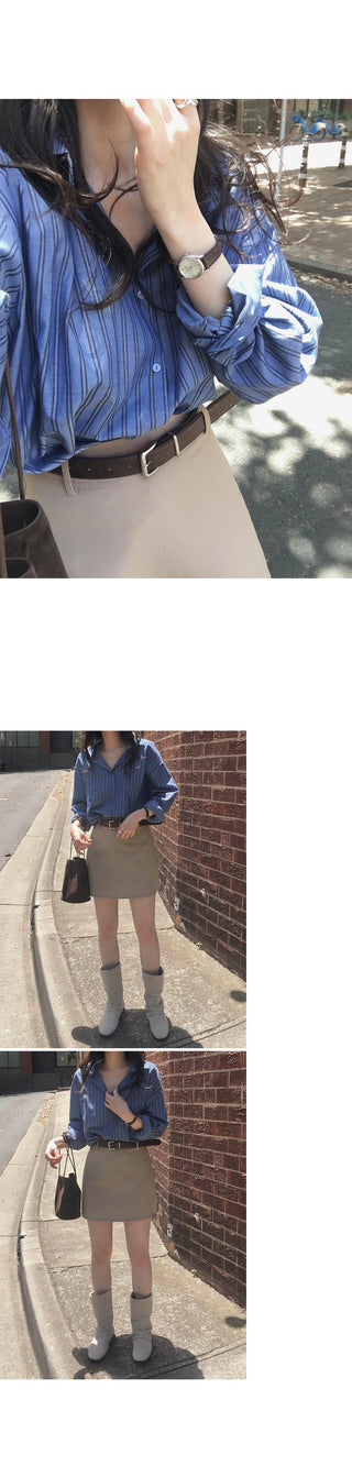 Clean Fit Mini Skirt