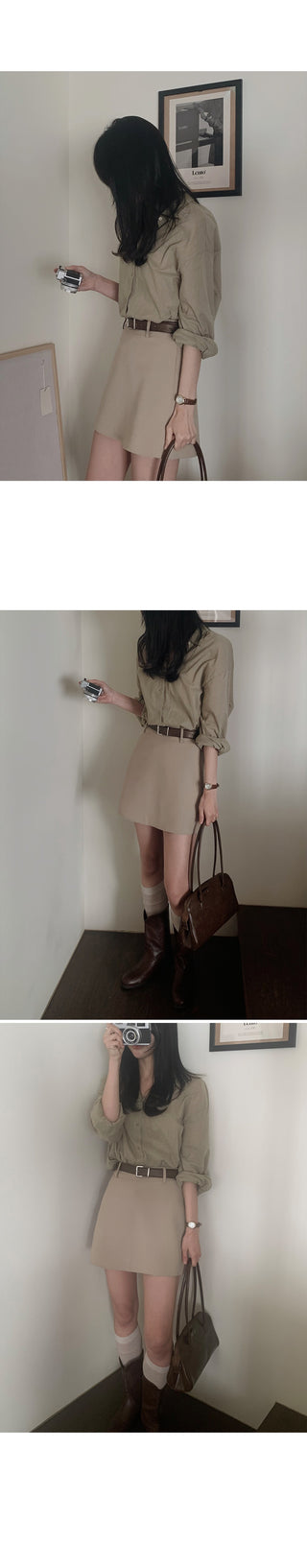 Clean Fit Mini Skirt