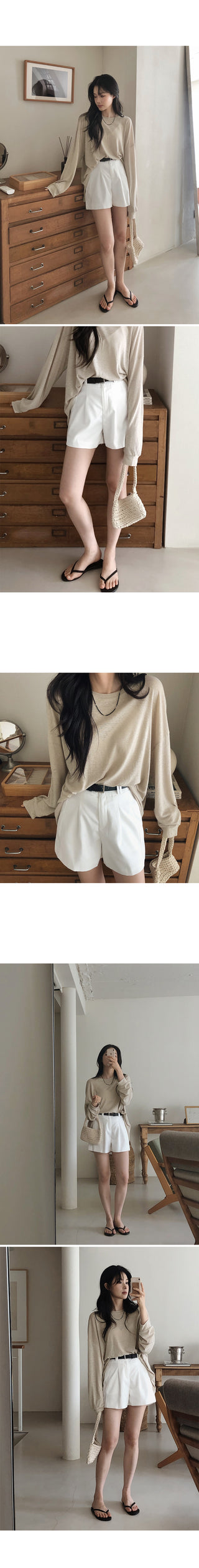 Sweat Linen T-Shirt - 4 Colors