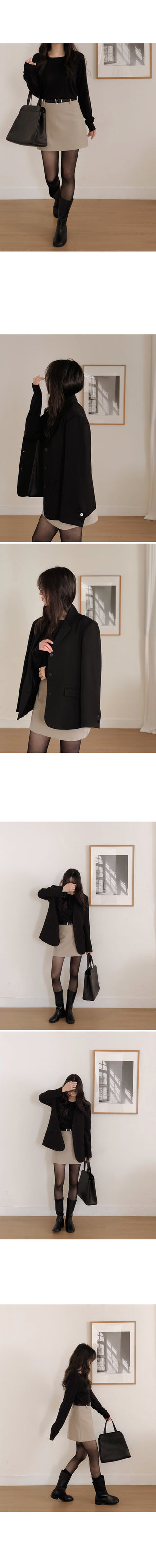 Clean Fit Mini Skirt