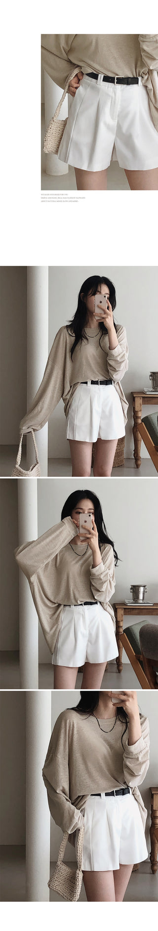 Sweat Linen T-Shirt - 4 Colors