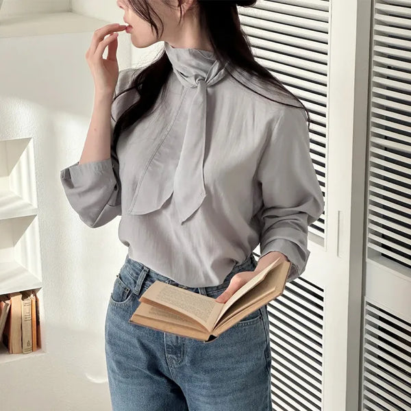 Scarf Tie Blouse