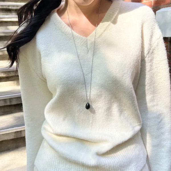 Waterdrop Long Necklace