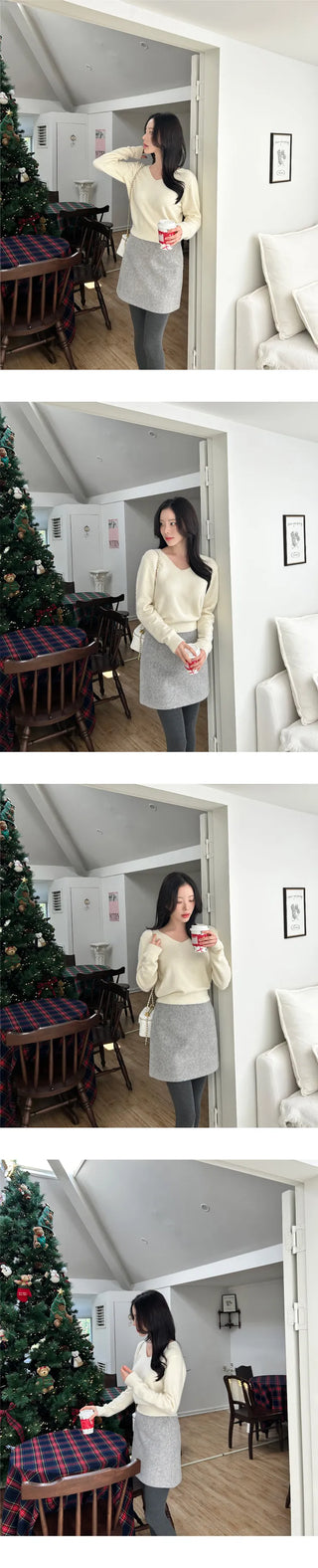[Leg Correction] Cotton Long Tights