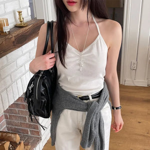 Shirring halter neck nasi