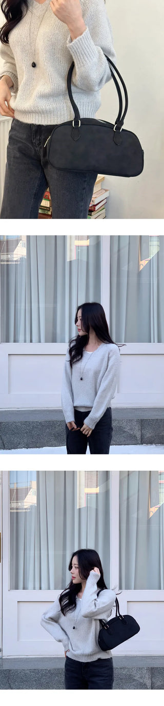 [Daily Look] Moko Wool V-Neck Knit