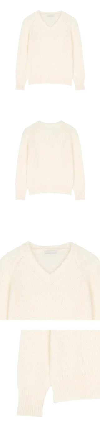 [Daily Look] Moko Wool V-Neck Knit