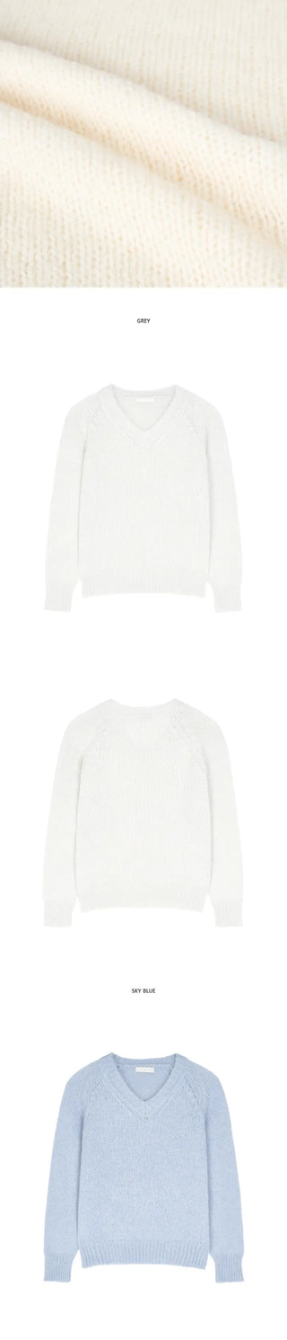 [Daily Look] Moko Wool V-Neck Knit