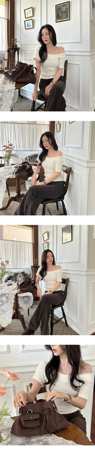 Muse short-sleeved knit