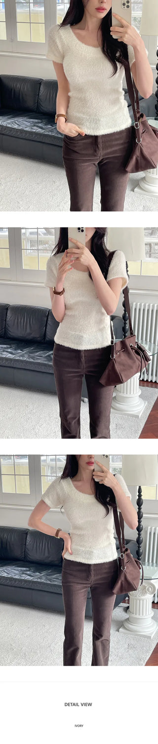 Muse short-sleeved knit