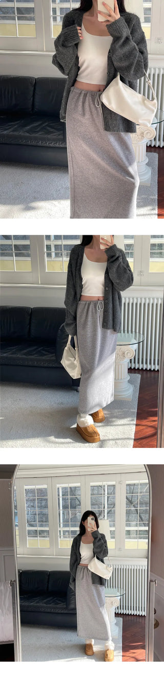[Loose Fit] Brush Mohair Cardigan