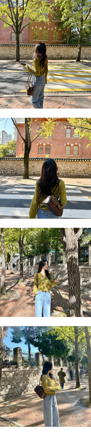 [Date Look] Alpaca Mohair Cardigan