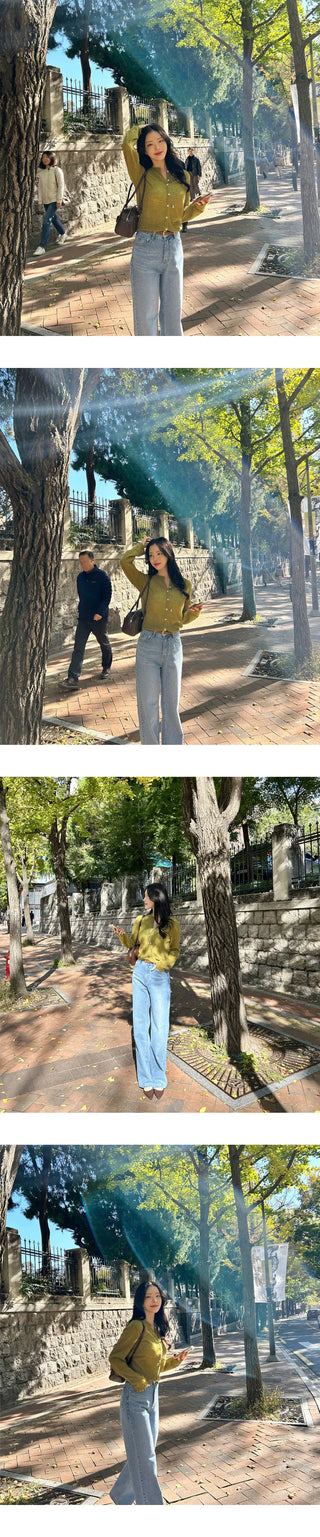 [Date Look] Alpaca Mohair Cardigan
