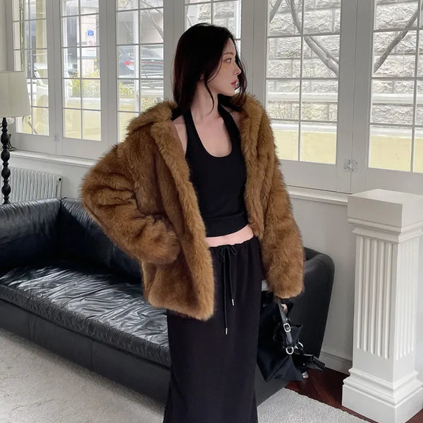 [High-end/Bodul] Shade Fur Jacket