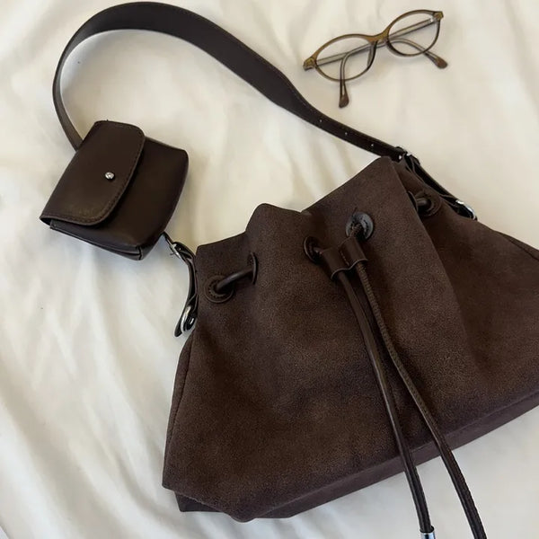 [High-end Mood] Hayes Suede Bag (AirPod Pocket SET)