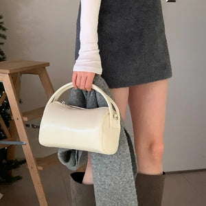 [Tote Bag/Crossbody Bag] Latte Leather Bag