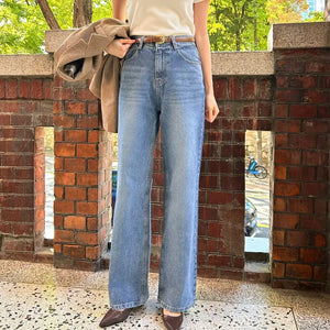 Steel Blue Long Denim Pants