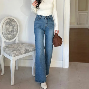 [Warmth] Fleece Washed Bootcut