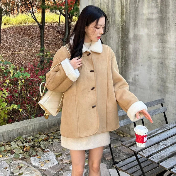 [Full fur lining/Mustang jacket] Fur mustang coat