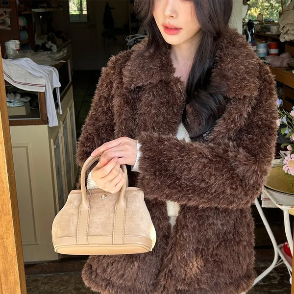 [Luxurious Mood] Ond Suede Tote Bag