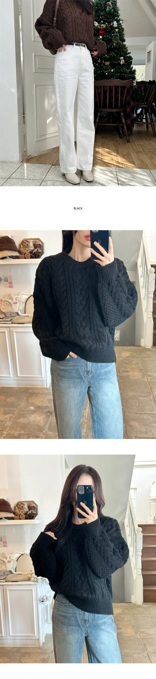 [Lovely] Cable Knit