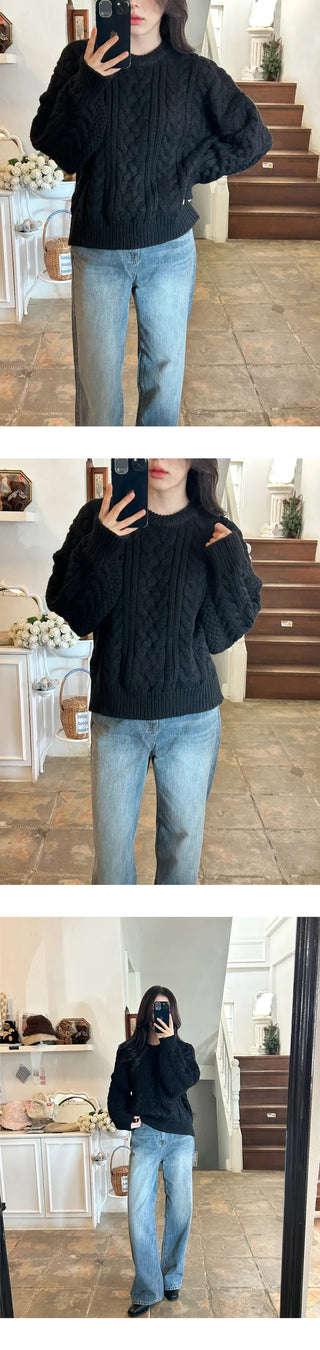 [Lovely] Cable Knit