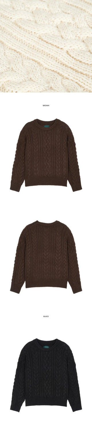 [Lovely] Cable Knit
