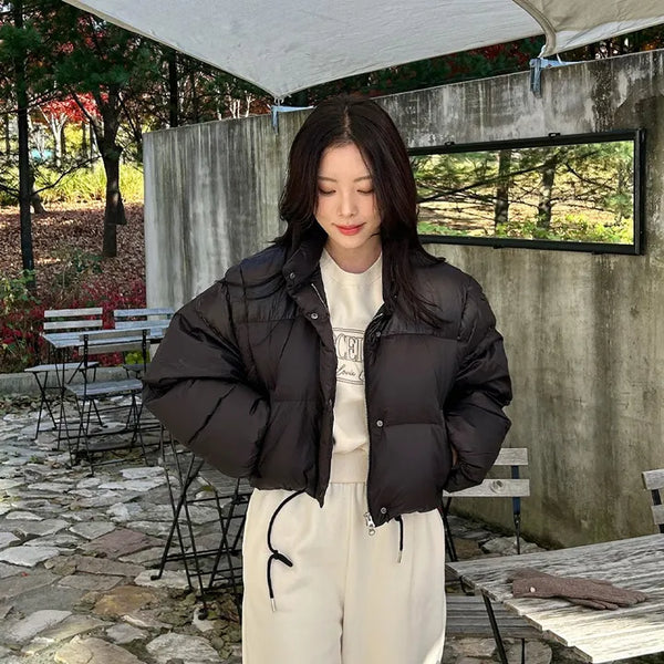 [100% duck down] Two-way short padding