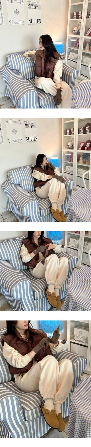 [Fleece] Barcelona Sheepskin Crop Man to Man