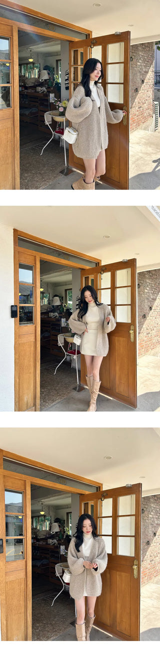 [Overfit] Balloon Loose Cardigan
