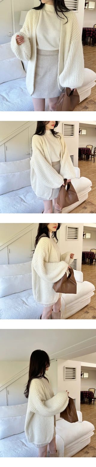 [Overfit] Balloon Loose Cardigan