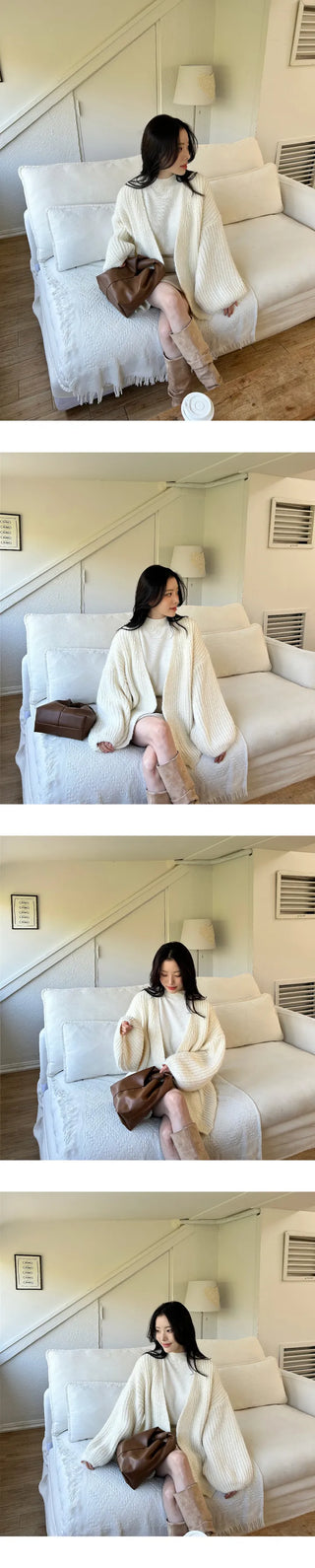 [Overfit] Balloon Loose Cardigan