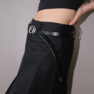 Glossy Leather Belt