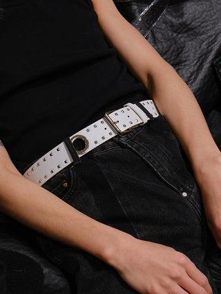 Double-Hole Rivet Belt