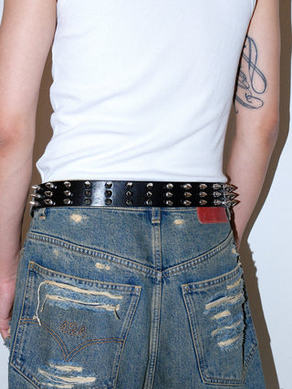 Spiked Punk Belt