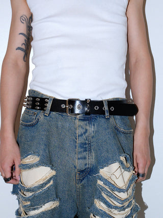 Spiked Punk Belt