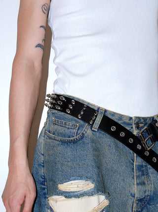 Spiked Punk Belt
