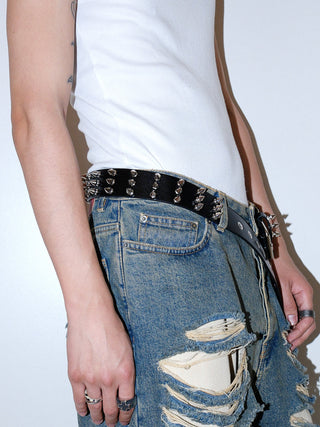 Spiked Punk Belt