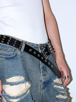 Spiked Punk Belt