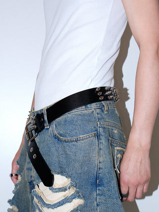 Spiked Punk Belt