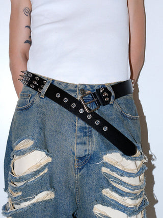 Spiked Punk Belt