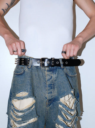 Spiked Punk Belt