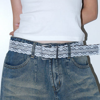 Lace Cutout Belt