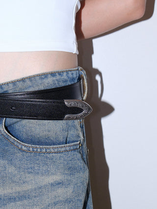 Carved Silver Belt