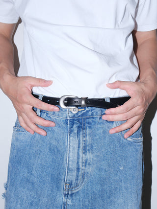 Silver Buckle Belt