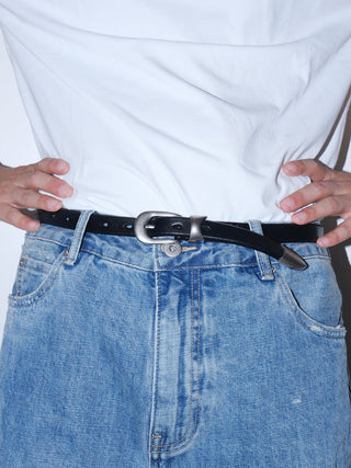Silver Buckle Belt
