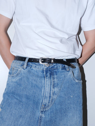 Silver Buckle Belt