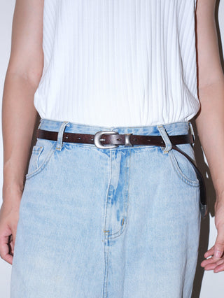Silver Buckle Belt
