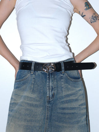 Round Silver Belt
