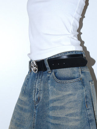 Round Silver Belt